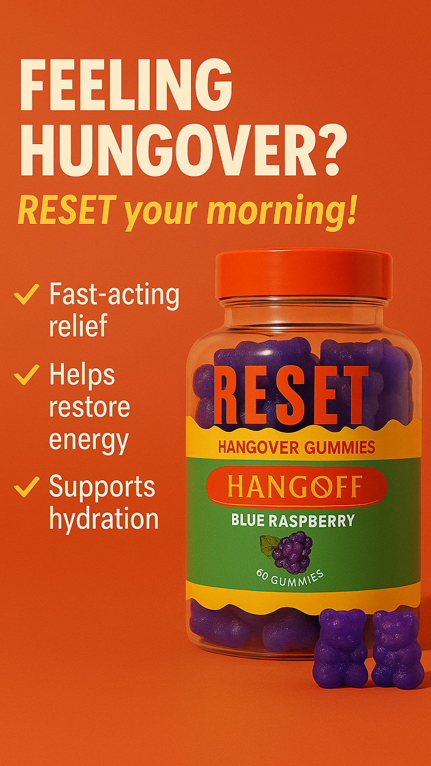 RESET Hangoff – Blue Raspberry